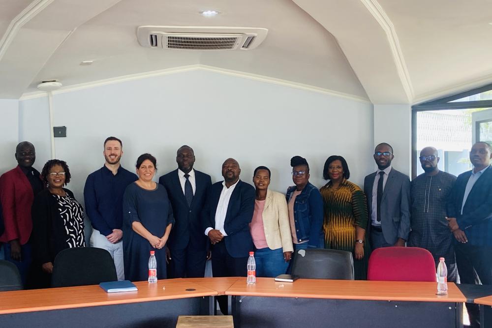 Our meeting with the Malawian Ministry of Labour, British Council and a Botswanan delegation.