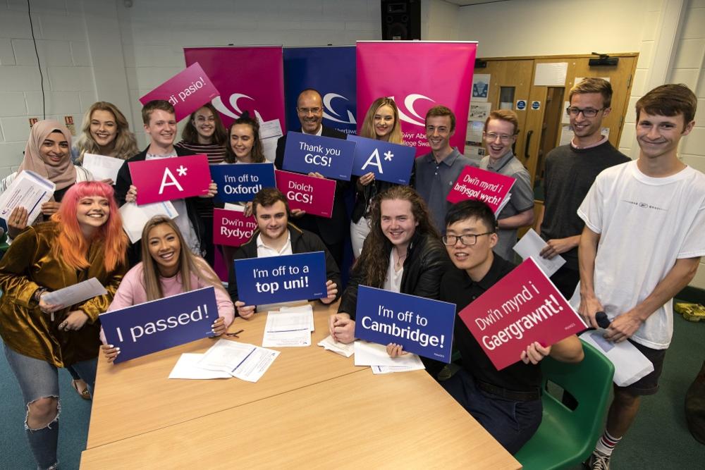 Gower College Swansea A / AS Level results 2018