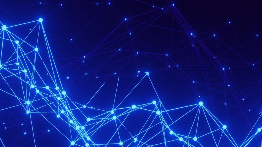 Microsoft digtial blue background