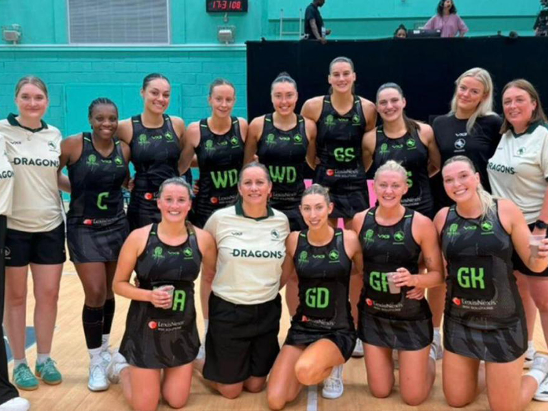 Netball Academy team group photo