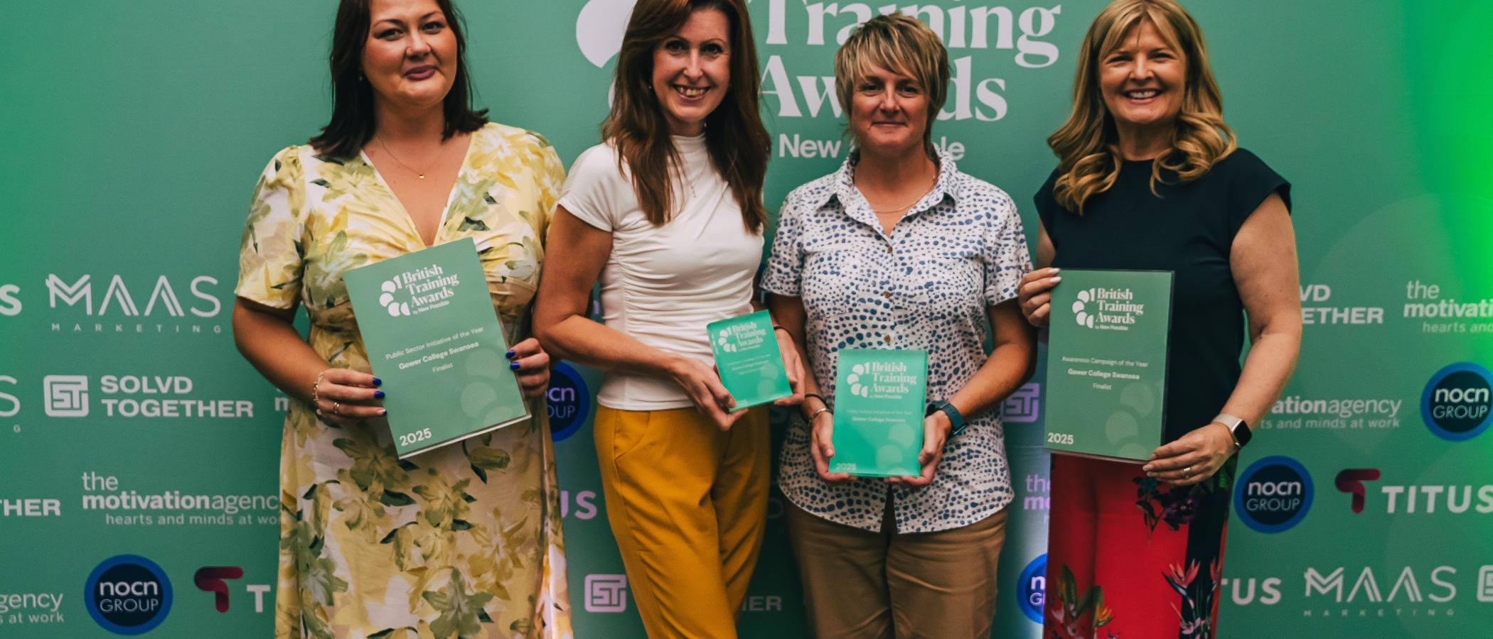 College named a winner at the British Training Awards 2025!