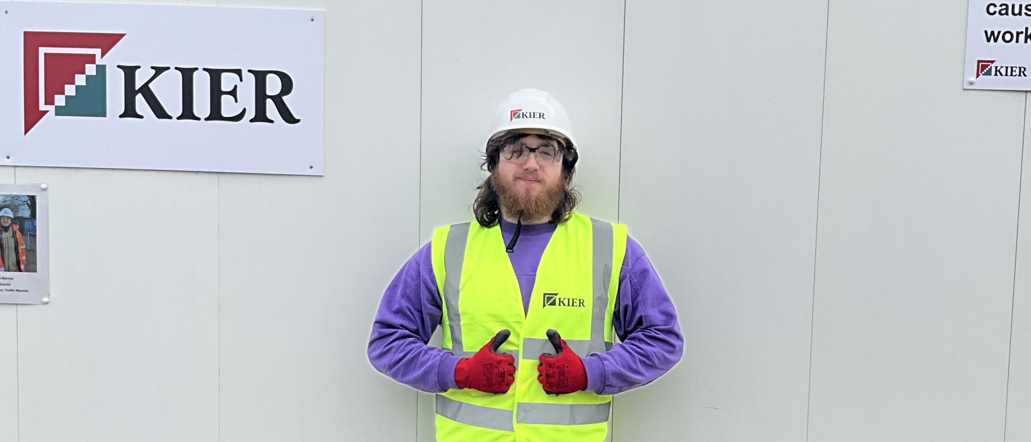 Hands-on work experience opportunity for Kian