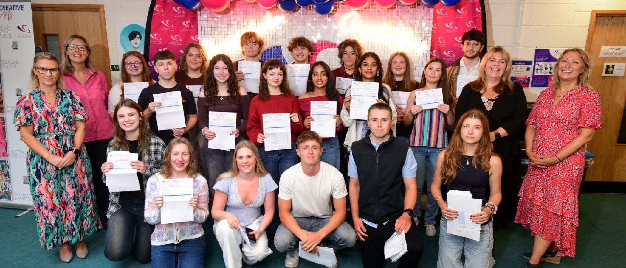100% A Level pass rate as Gower College Swansea marks another year of academic excellence 