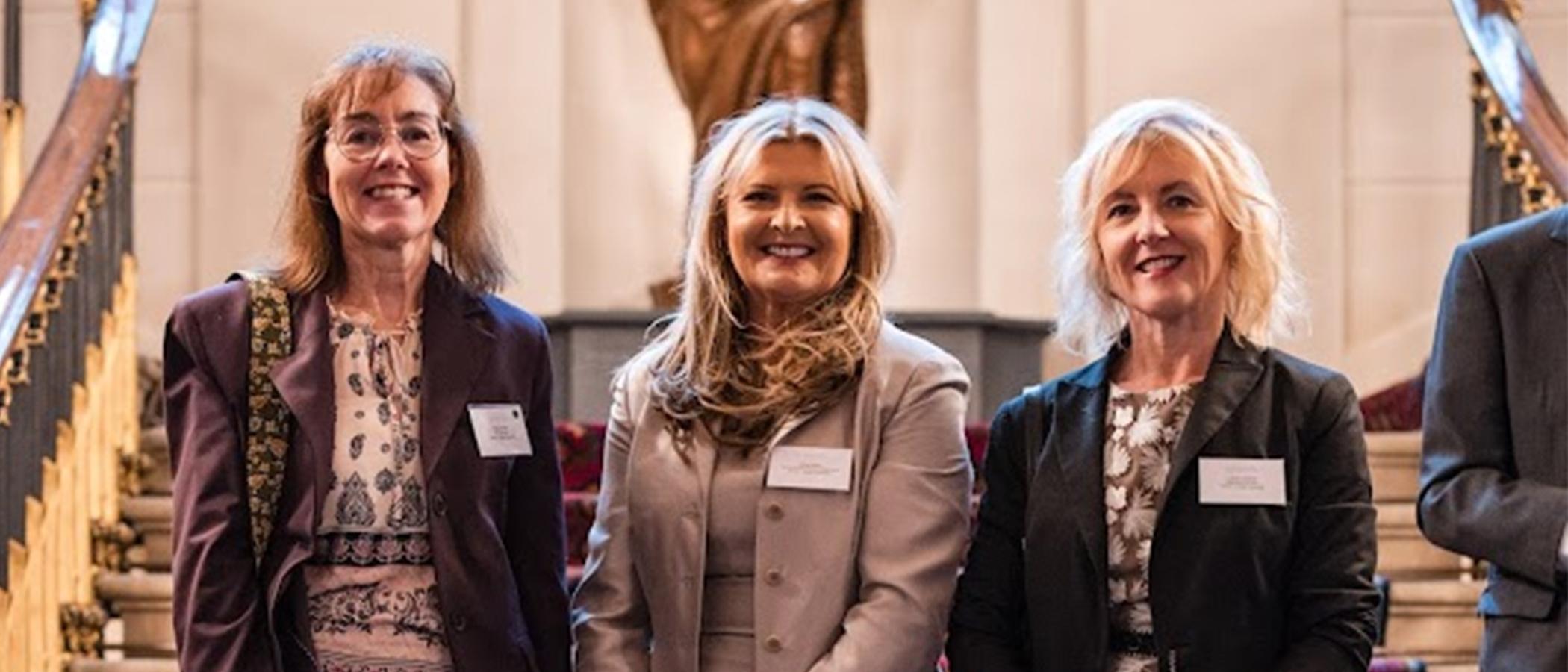 Sally Davies, Sarah King and Lorraine Evans