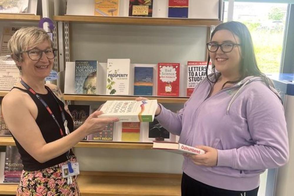 Student scoops national book review prize