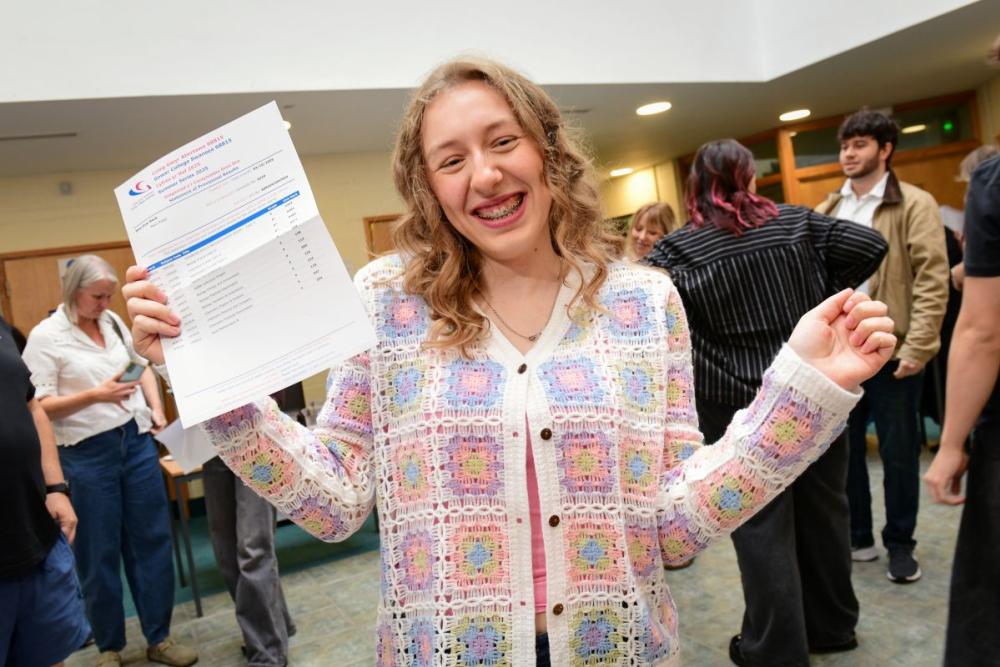 100% A Level pass rate as Gower College Swansea marks another year of academic excellence 