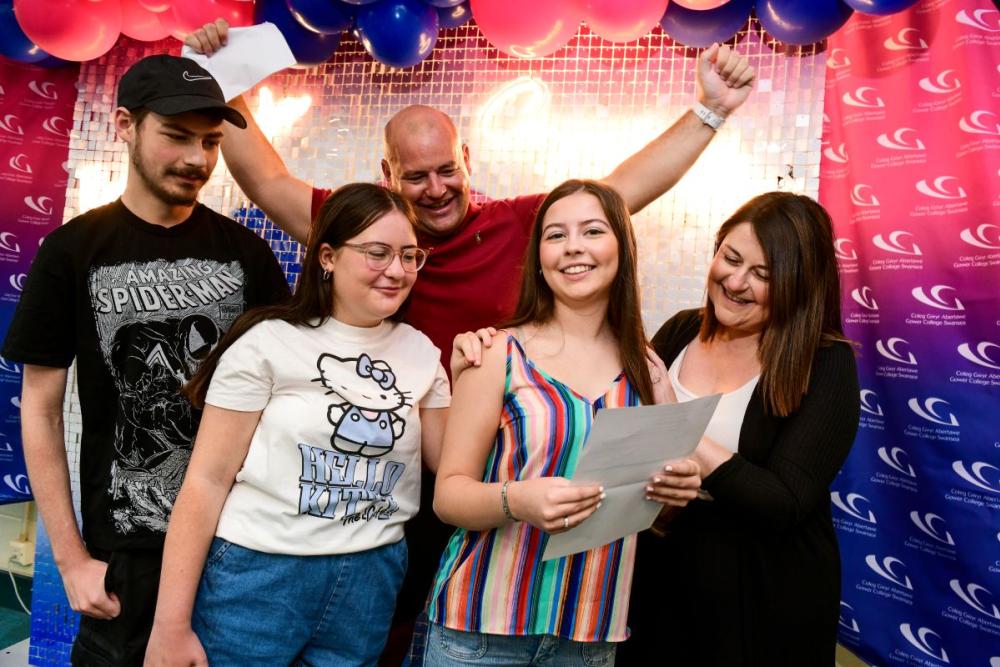 100% A Level pass rate as Gower College Swansea marks another year of academic excellence 