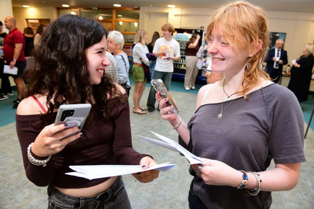 100% A Level pass rate as Gower College Swansea marks another year of academic excellence 