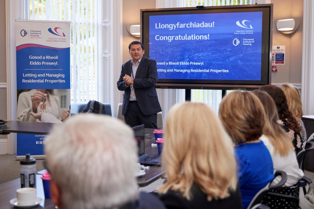 Gower College Swansea celebrates success of CIH learners