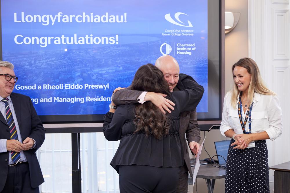 Gower College Swansea celebrates success of CIH learners