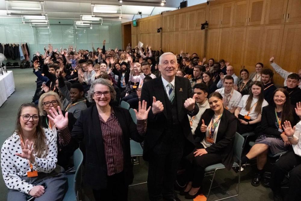 Interns represent College at prestigious London event