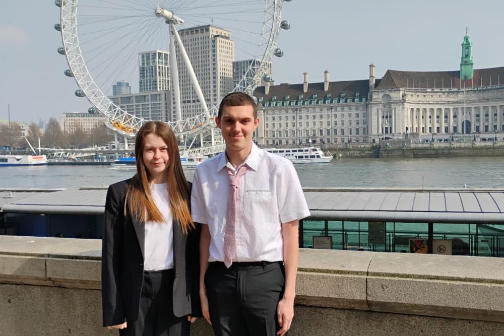 Interns represent College at prestigious London event