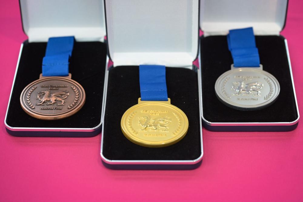 College students celebrate medals success