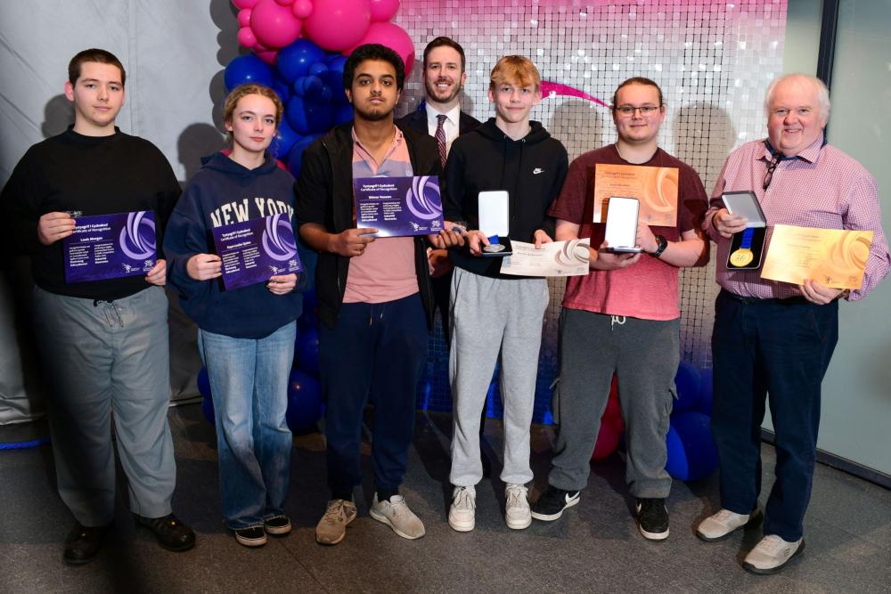 College students celebrate medals success