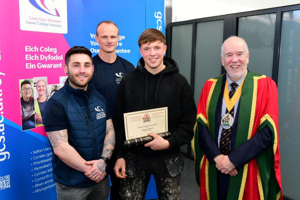 Marcus Dininno, Alan Pugh, Sonny Desmond and Master Henry Gilbert