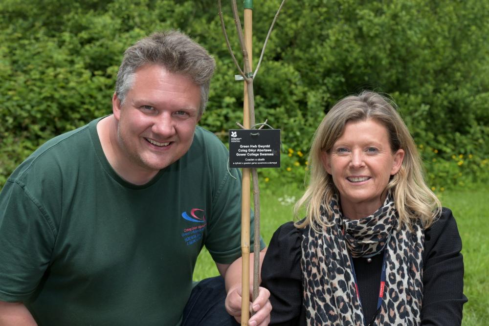 College welcomes Tree of Hope sapling